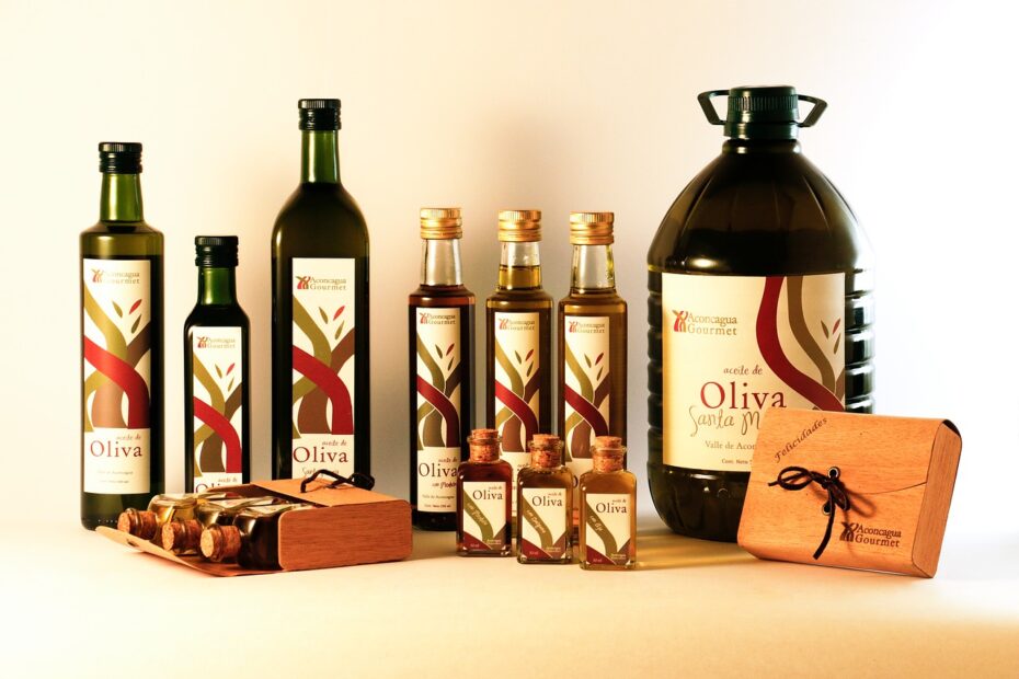 Packaging aceite de oliva personalizado